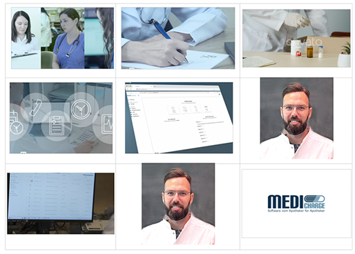 Storyboard für das Erklärvideo SaaS Case Study von MediCharge